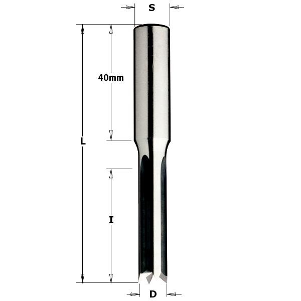 CMT 105.080.30 Visbekboor 8mm, schacht 10 x 40mm