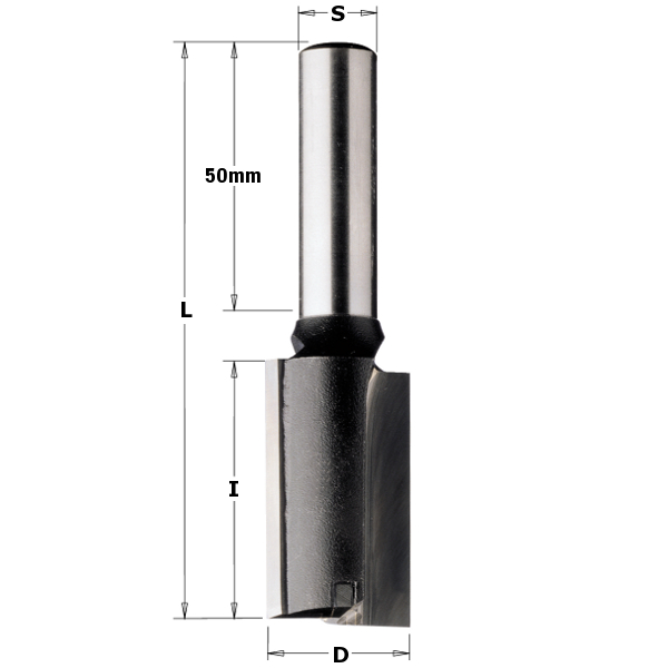 CMT 177.120.11 12 mm Groeffrees snijfrees extra lang schacht 12 mm