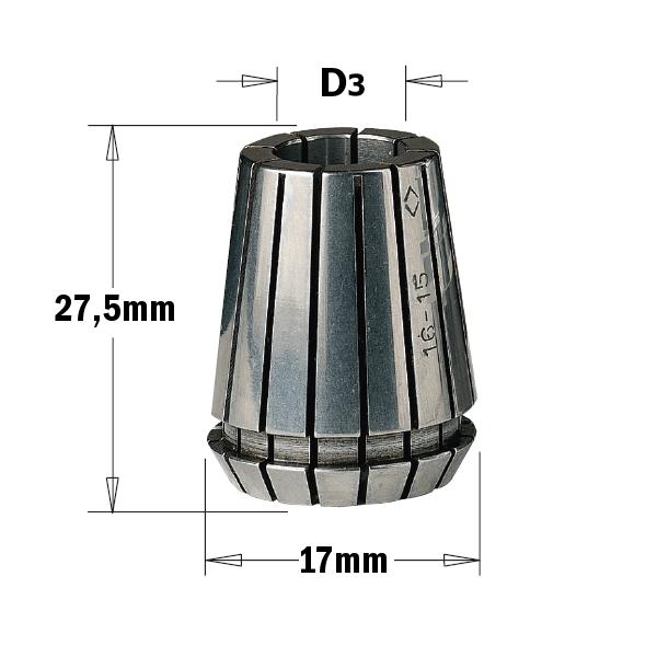 CMT 184.060.16 Spantang ER16 6mm