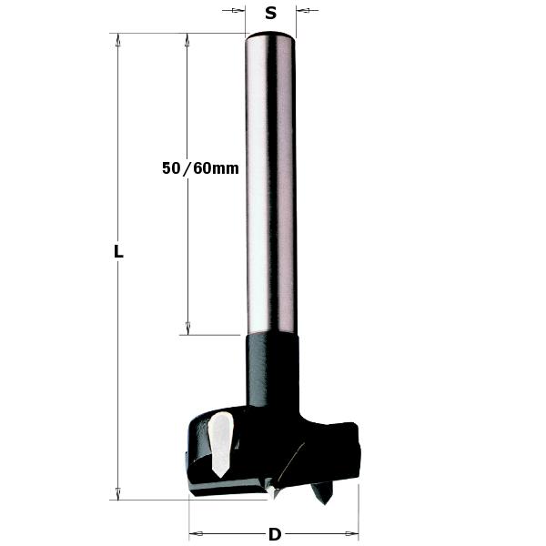 CMT 512.300.11 Cylinderkopboor met cylindrische schacht 30mm