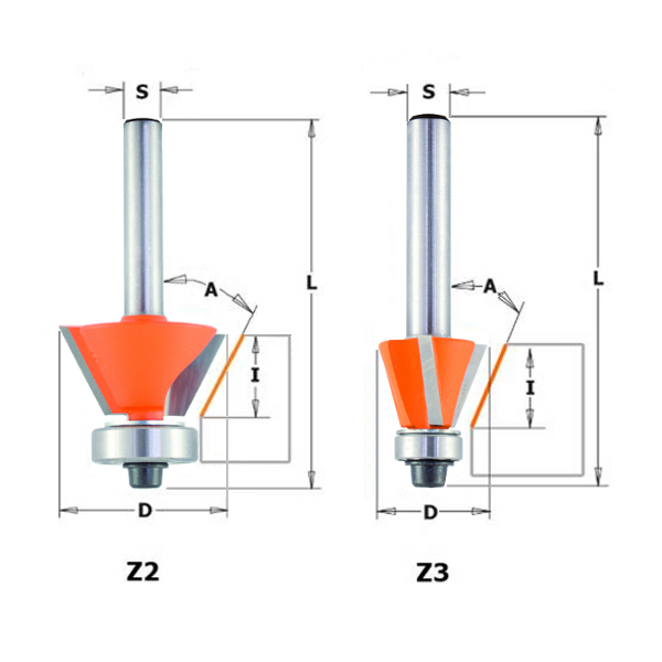 CMT 709.260.11 Kantenfrees 30° kopse geleider 26 x 8,5 mm schacht 6 mm