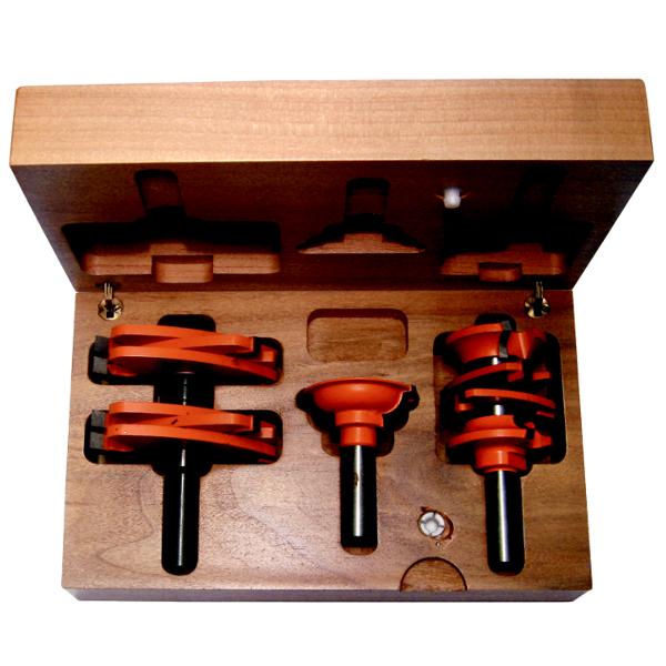 CMT 900.527.11 Frezenset voor buiten- en binnendeuren, schacht 12 mm