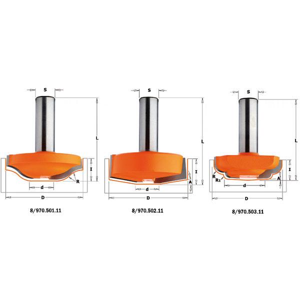 CMT 970.502.11 Horizontale bossingfrees zonder kopse lager 45x17x55,1 schacht 12 mm