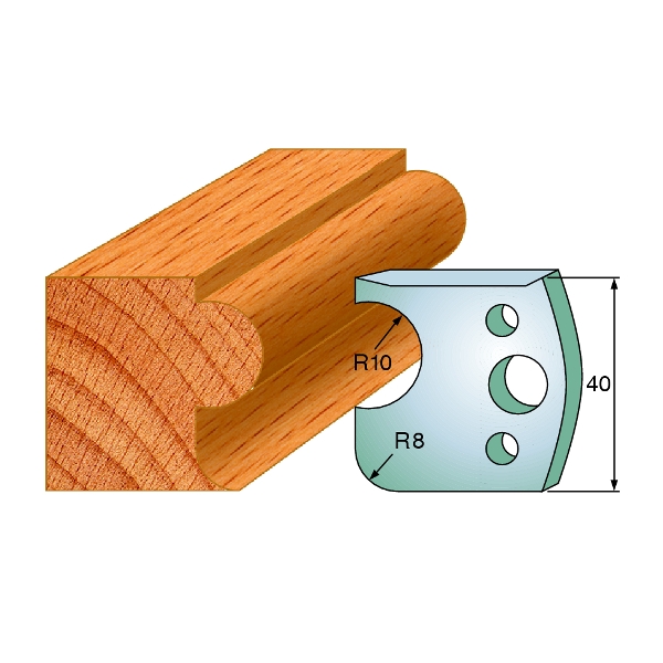 CMT 690.004 Profielmes paar hoogte 40 mm nummer 4