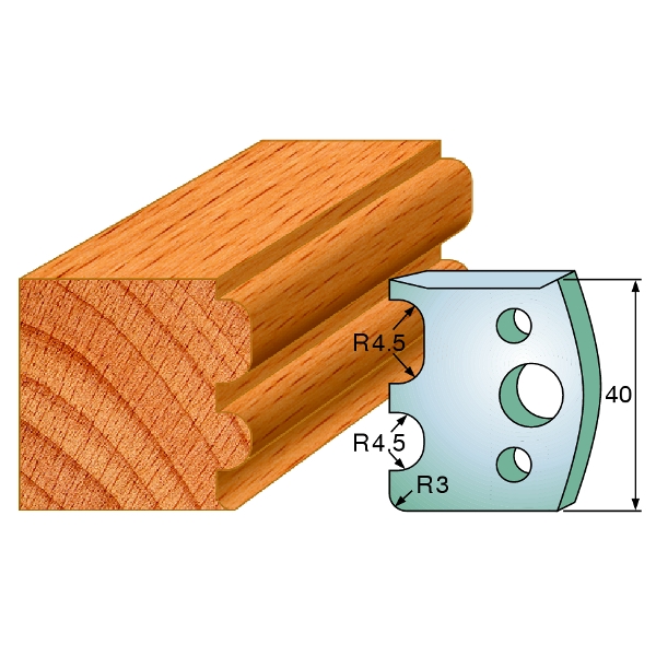 CMT 690.007 Profielmes paar hoogte 40 mm nummer 7
