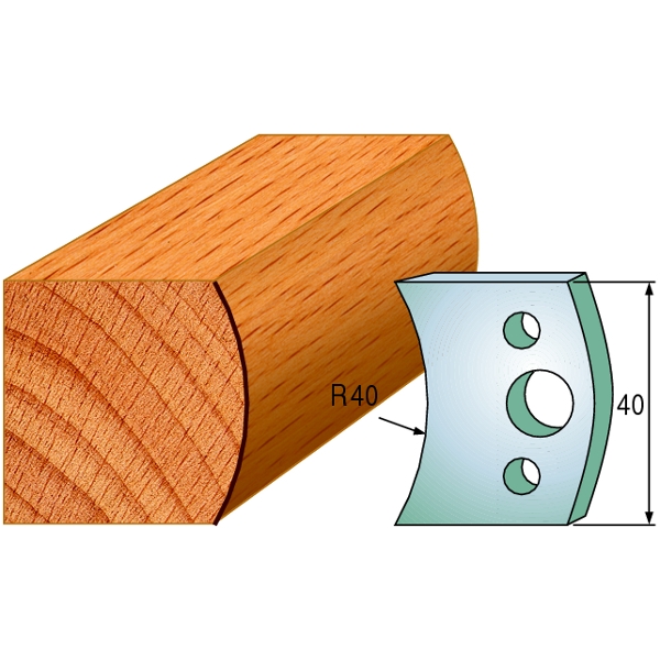 CMT 690.008 Profielmes paar hoogte 40 mm nummer 8