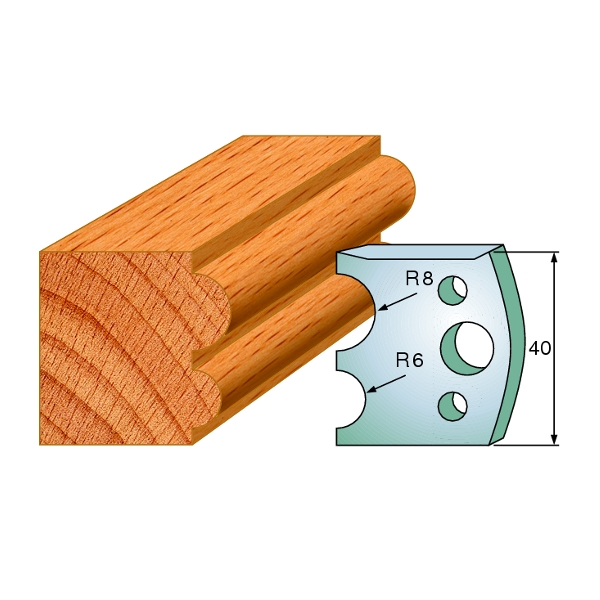 CMT 690.051 Profielmes paar hoogte 40 mm nummer 51