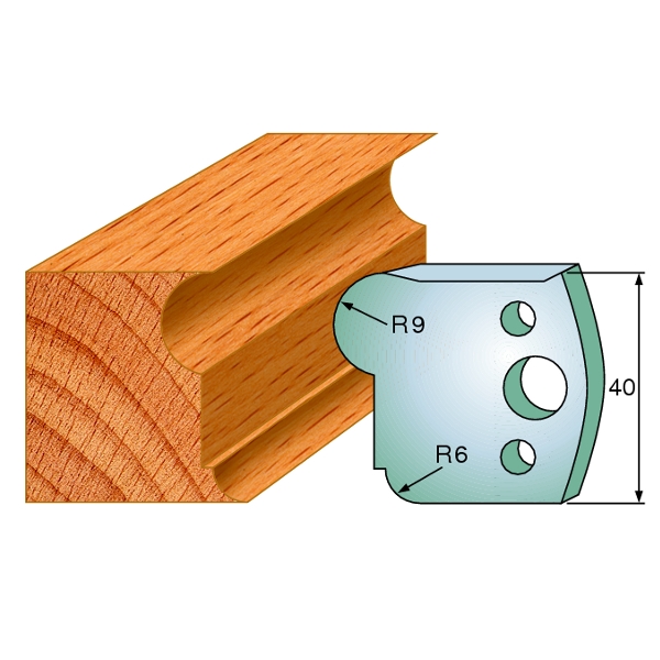 CMT 690.055 Profielmes paar hoogte 40 mm nummer 55