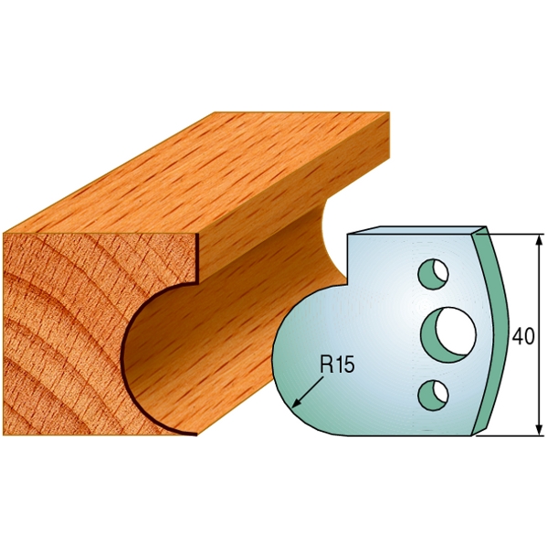 CMT 690.065 Profielmes paar hoogte 40 mm nummer 65