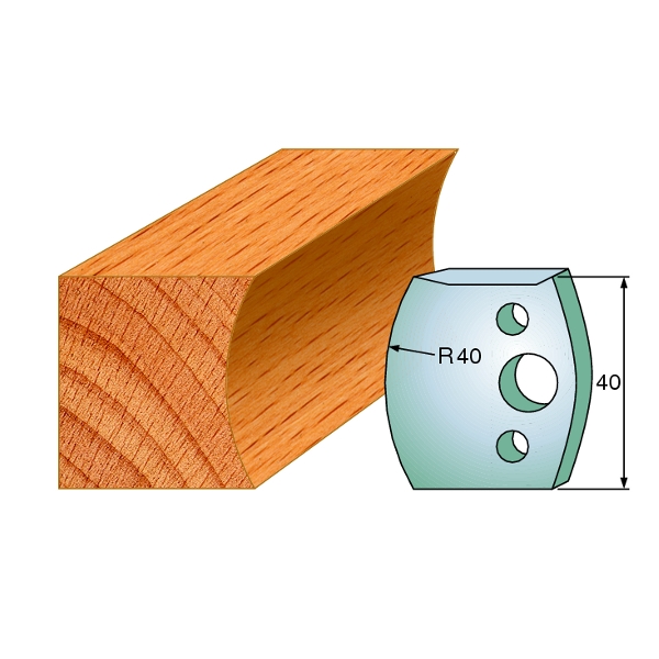 CMT 690.087 Profielmes paar hoogte 40 mm nummer 87