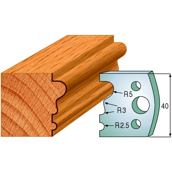 CMT 691.033 Contrames paar hoogte 40 mm nummer 33