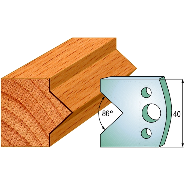 CMT 691.034 Contrames paar hoogte 40 mm nummer 34