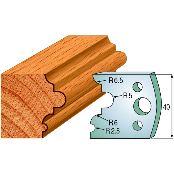CMT 691.036 Contrames paar hoogte 40 mm nummer 36