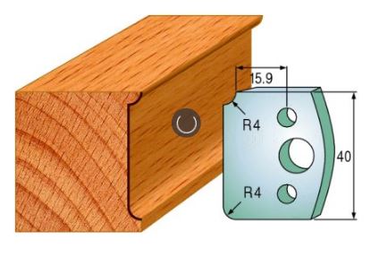 CMT 691.171 Contrames paar hoogte 40 mm nummer 171