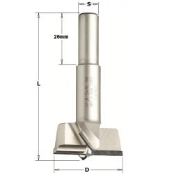 CMT 317.350.61 Diamant Cylinderkopboor, rechts 35mm.
