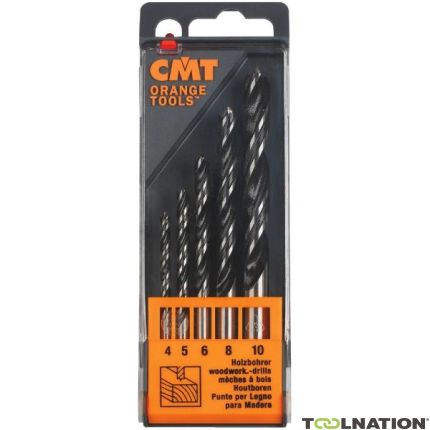 CMT 517.001.00 Set schroefvormige boren SP (4-5-6-8-10 mm) enkele spiraal - 1