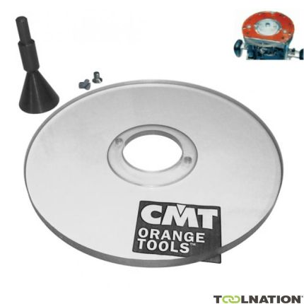 CMT CMT300-SB1 Universeel onderstel (s-base) Optie: Ondervoetplaat voor bovenfreesmachine (gaten nog te boren in functie van de machine) - 1