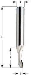 CMT 188.050.51 Groeffrees voor aluminium en kunststof in HS 5% co, positieve spiraal, rechts 5mm