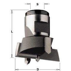 Cylinderkopboor met binnendraad aansluiting, 20mm, schacht M12x1 links