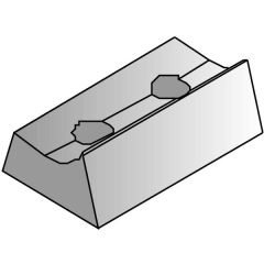 Aluminium spanblok voor messen/begrenzers voor art. 693