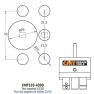 CMT CMT333-4300 Boorkop voor raamkrukken, geschikt voor CMT333 - 2
