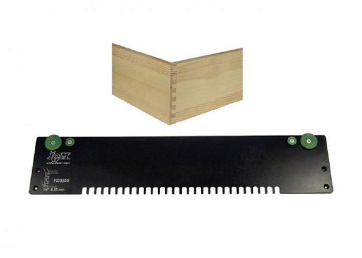 GRN Tools CMT300-T064 Mini halverzonken zwaluwstaart sjabloon 6,3 mm voor CMT300