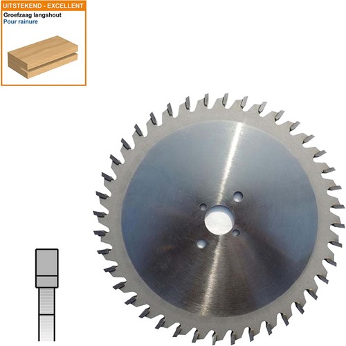 CMT 240.250.83M Groefzaag Paneelzaag (afkortzaag) 250 x 30 x 40T Dikte 8,3 mm