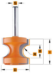 CMT 954.509.11 Halfronde Frees 44,5mm